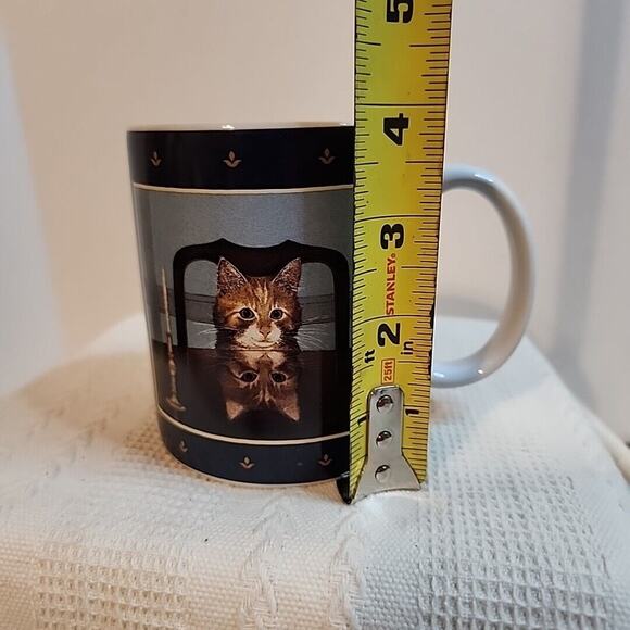 VTG 1997 Lang & Wise "Lord Buffington" Kitty Cat At Dining Table mug" with box - Picture 7 of 9